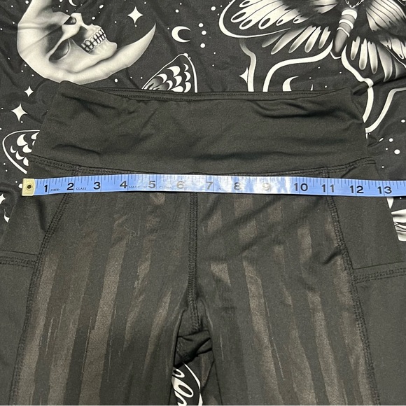 Blackcraft Cult Black Stripe Active Leggings, XS - Picture 6 of 9